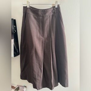 Oak + Fort Brown Midi Skirt Size S/M